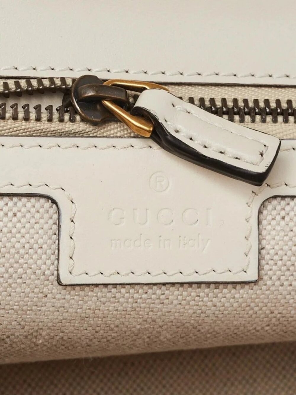 Gucci White Shearling GG Marmont Small Shoulder Bag - Picture 9 of 10